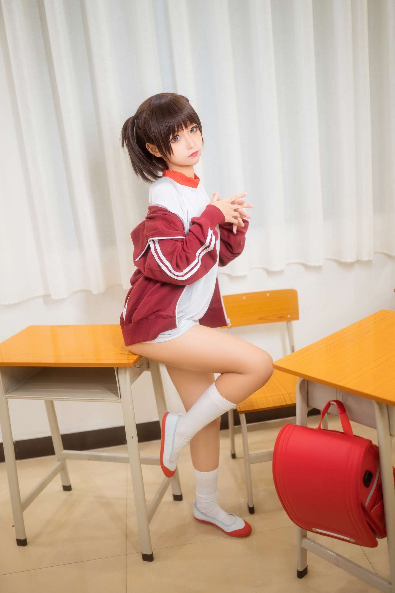 蠢沫沫体操服红